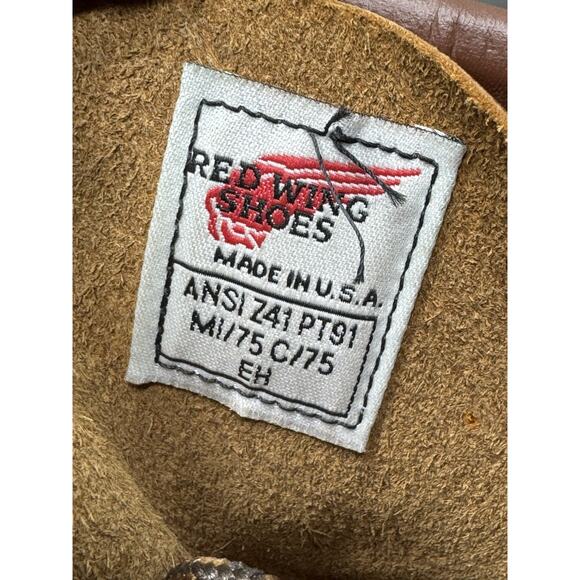 NWOT Red Wing 2242 Vintage Brown Boots Steel Toe 14 D Union Made USA - Picture 8 of 13